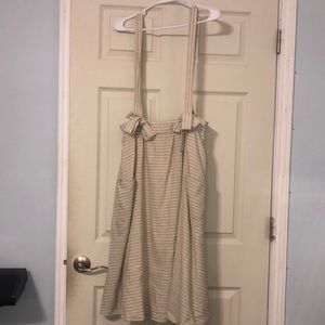 Midi Jumper Dress With Pockets